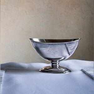 Vintage Sheffield EPNS Silverplate Pedestal Bowl